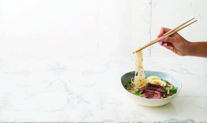 Daikon Ramen with Skirt Steak