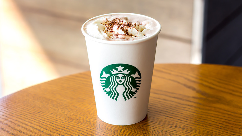 Starbucks hot chocolate