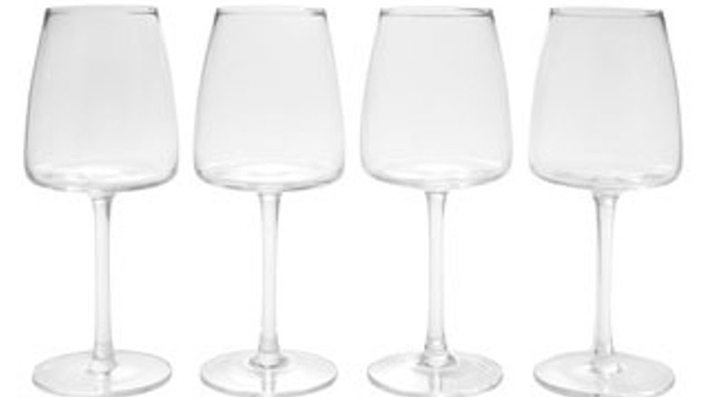 Crofton Specialty flat-bottom wine glasses