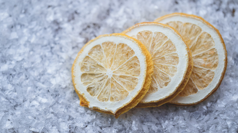 frozen lemon wheels
