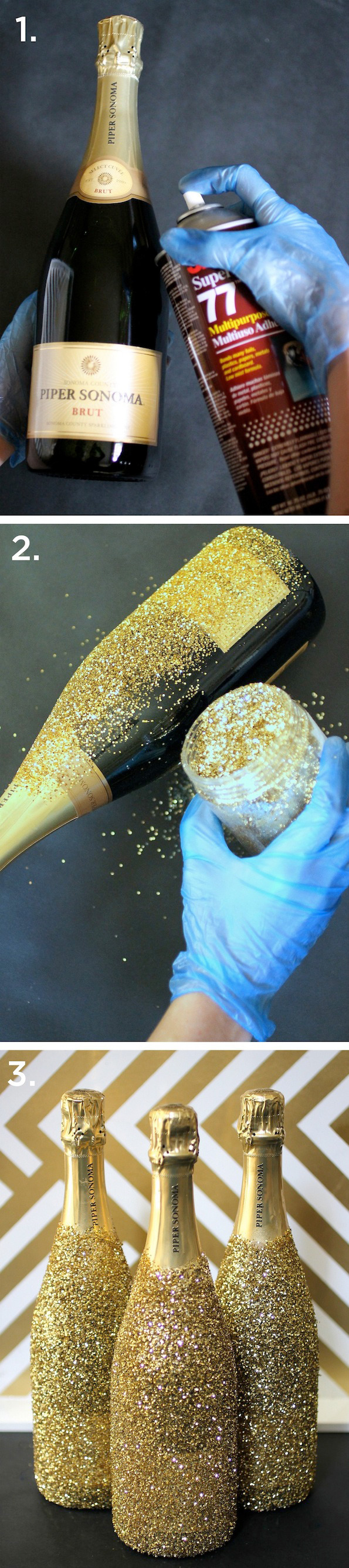 DIY Sparkly Bottles