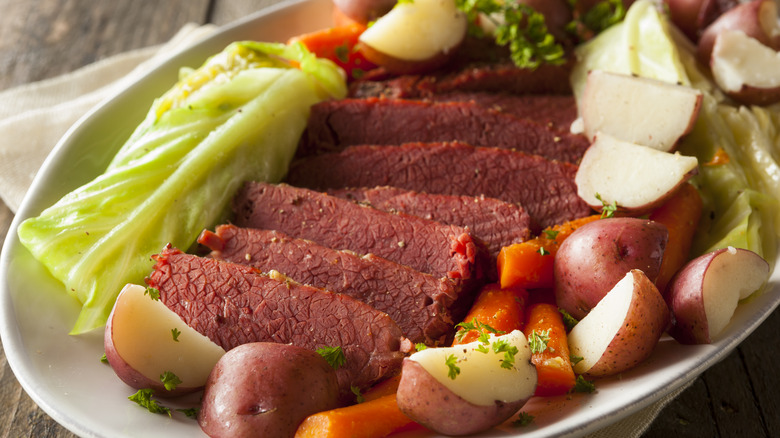 Corned beef and cabbage