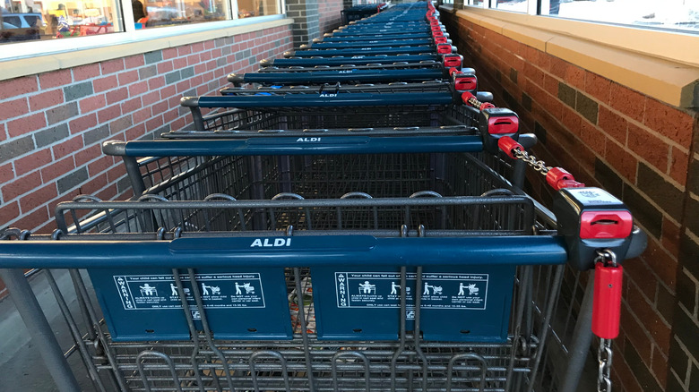 Aldi shopping carts