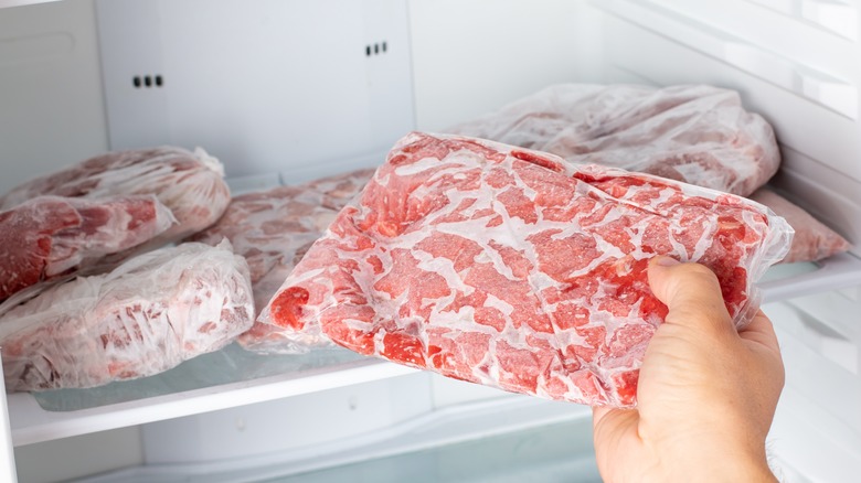 package frozen meats