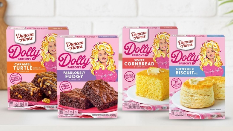 Dolly Parton baking mixes