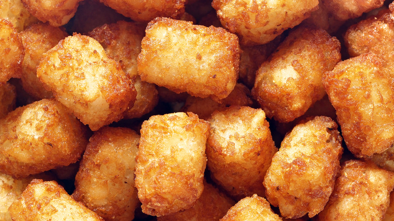Close-up of tater tots