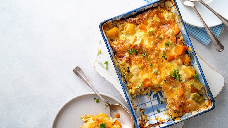 Potato and egg casserole