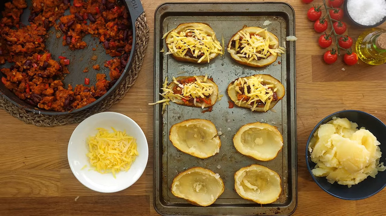 Taco potato skin ingredients