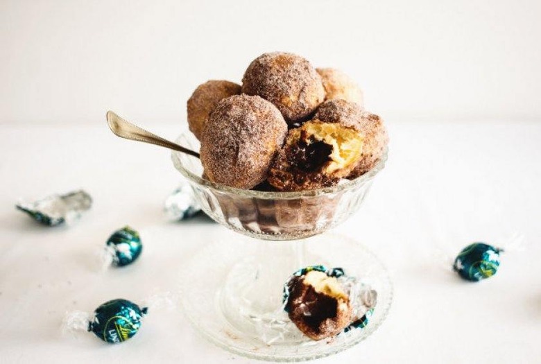 Sea Salt Caramel Brioche Doughnuts