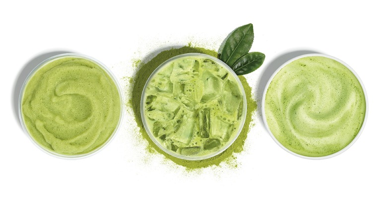 dunkin matcha latte