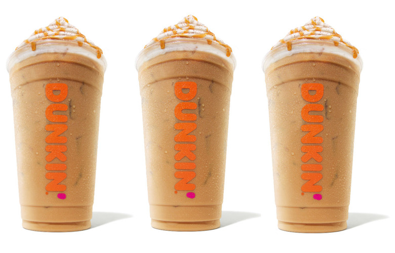 dunkin fall menu pumpkin spice latte