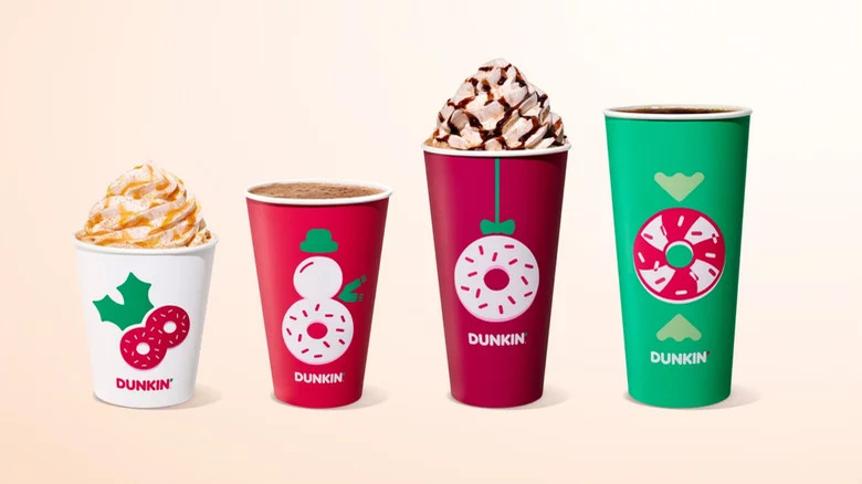 Dunkin' holiday hot drinks