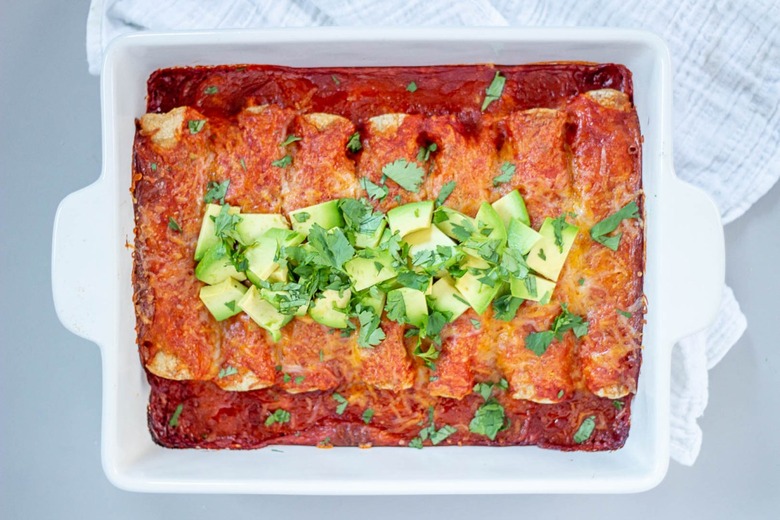 Chicken enchiladas