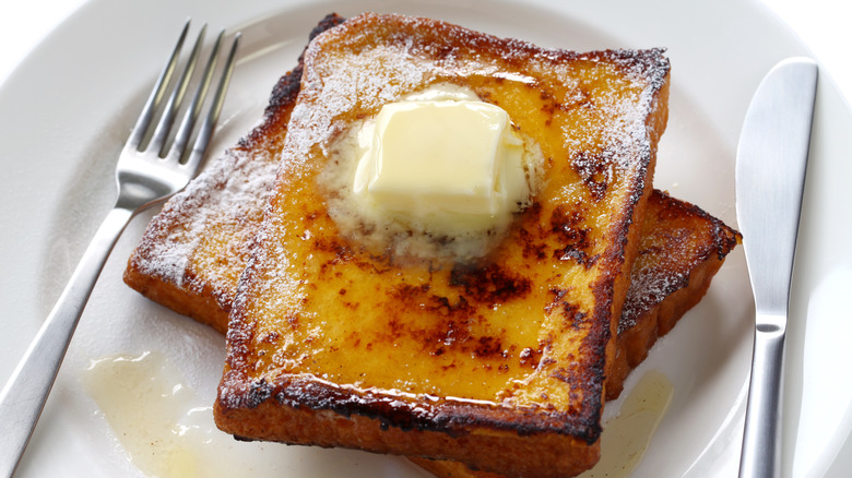 Slices of French toast