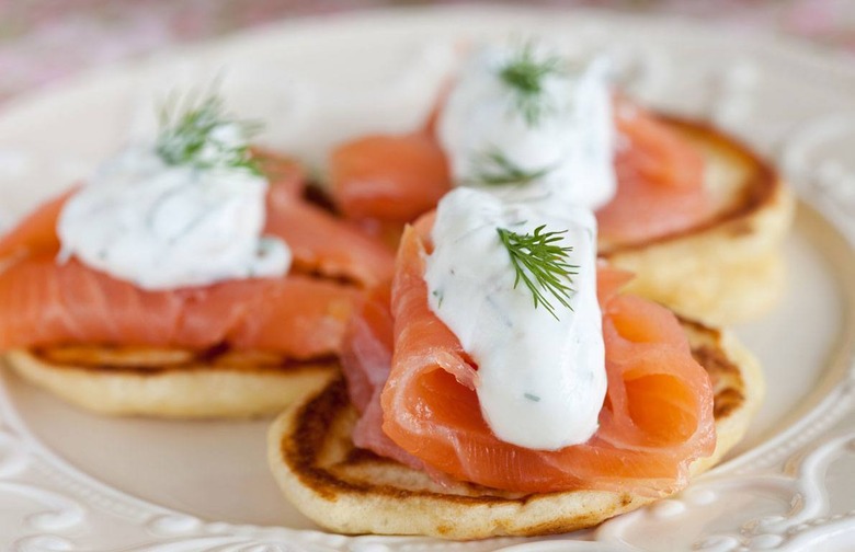 Blinis with Smoked Salmon