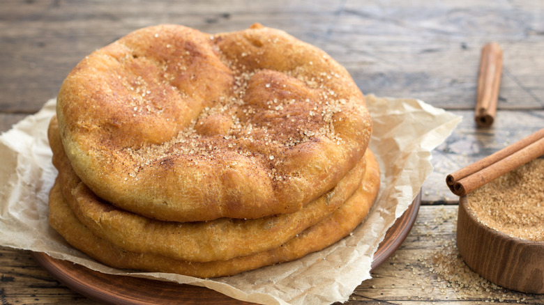 Stack of fry bread