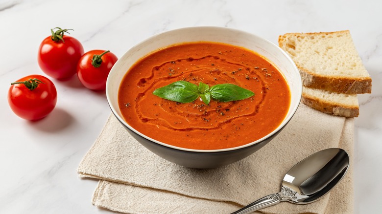 Bowl of tomato soup