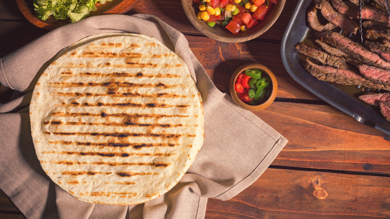 stack of tortillas