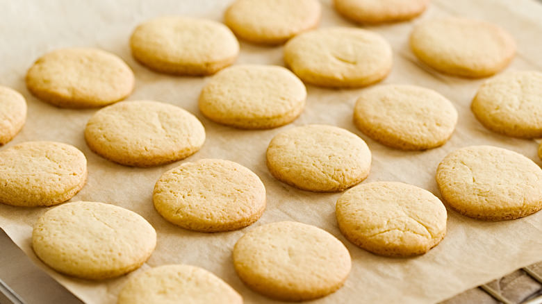 fresh baked shortbread cookies