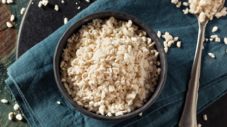 Fresh koji rice in a bowl 