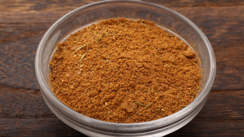 Bowl of cajun seasoning