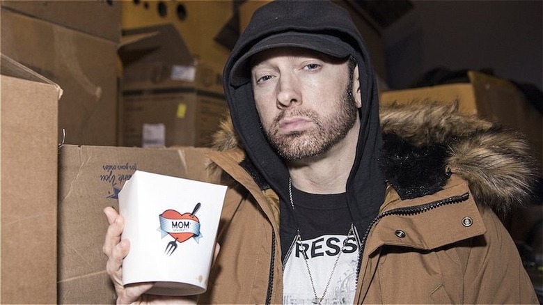 Eminem with Mom's Spaghetti 