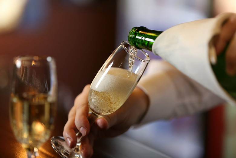 Pouring Champagne