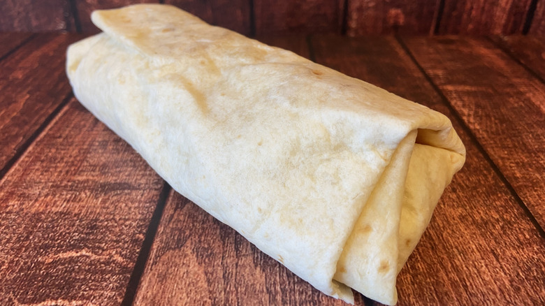 Burger King breakfast burrito