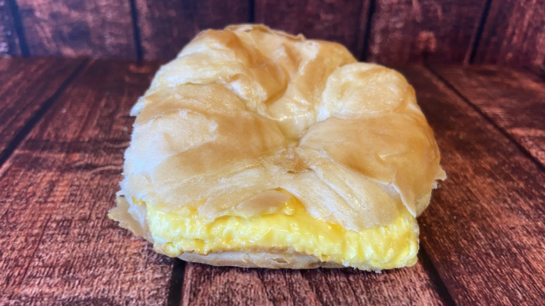 Burger King Egg and cheese croissant sandwich