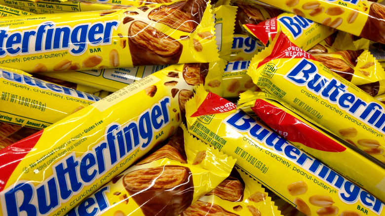 Stack of Butterfinger candies