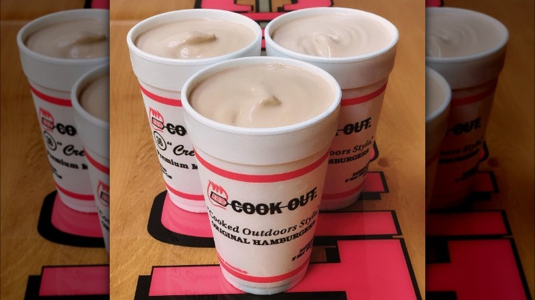 Three milkshakes