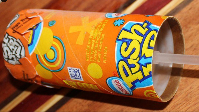 orange sherbet push pop