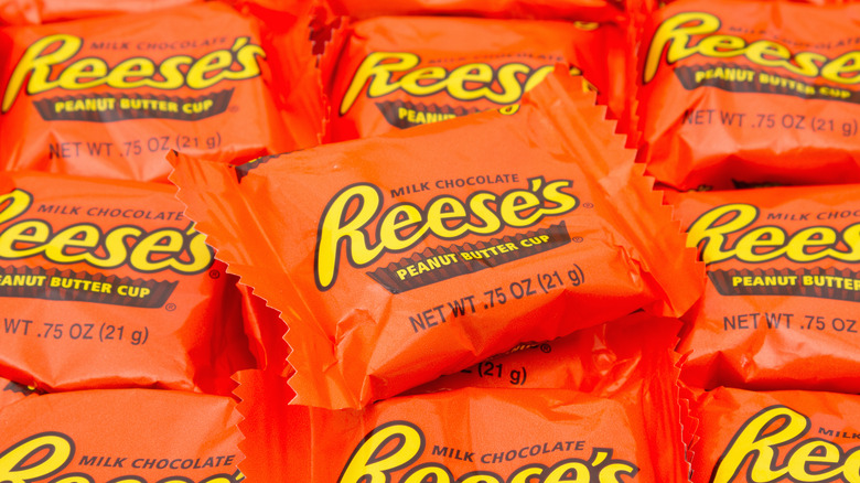 Reese's candies in rows