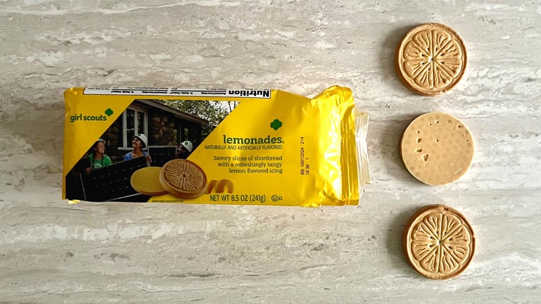 Girl Scout Lemonades cookies