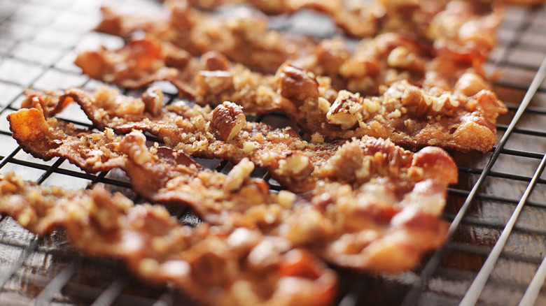 bacon with brown sugar and pecans