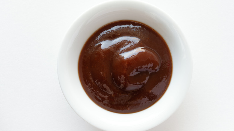 Bowl of steak sauce