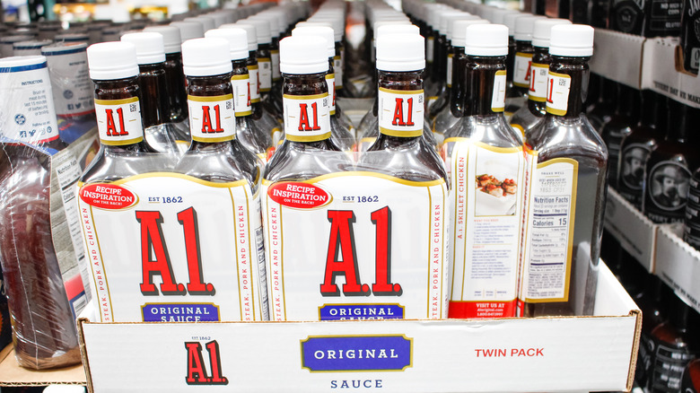 Packages of A1 Steak Sauce