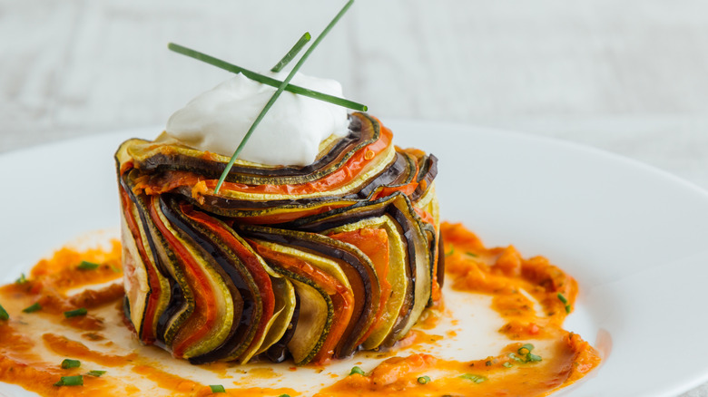 A recreation of Ratatouille's byaldi