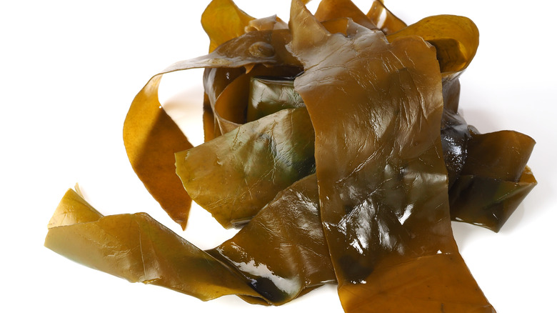 A pile of kombu