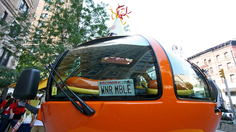 Front of the Wienermobile