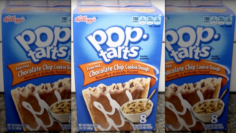 Chocolate Chip Cookie Dough Pop-Tarts box
