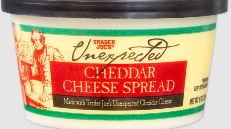 stacked dips on display at trader joe's