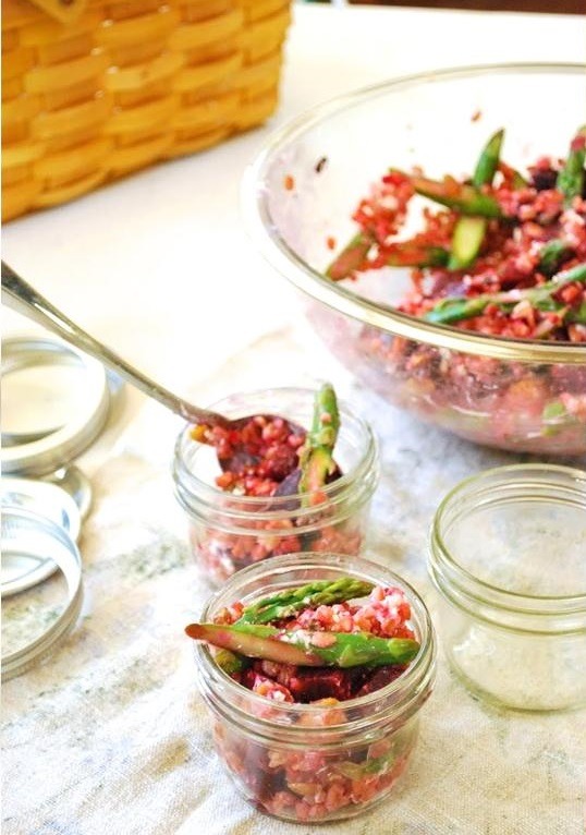 Farro and Beet Salad with Blood Orange Vinaigrette