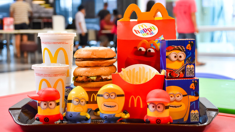 McDonald's happy meal with toys