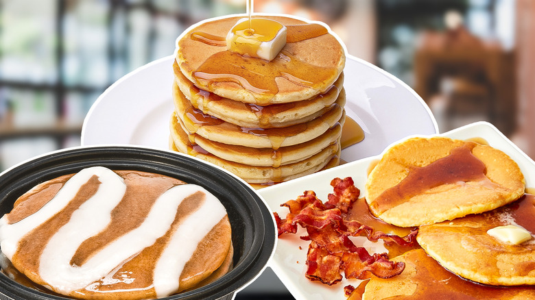 fast food pancakes assortment