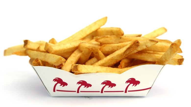 Side order of In-N-Out fries in a carton