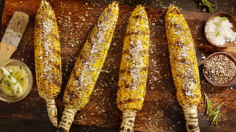 grilled corn