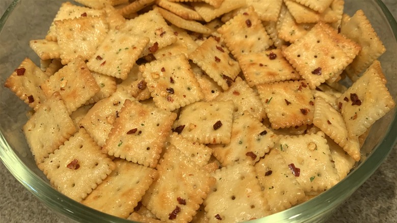 bowl of fire crackers