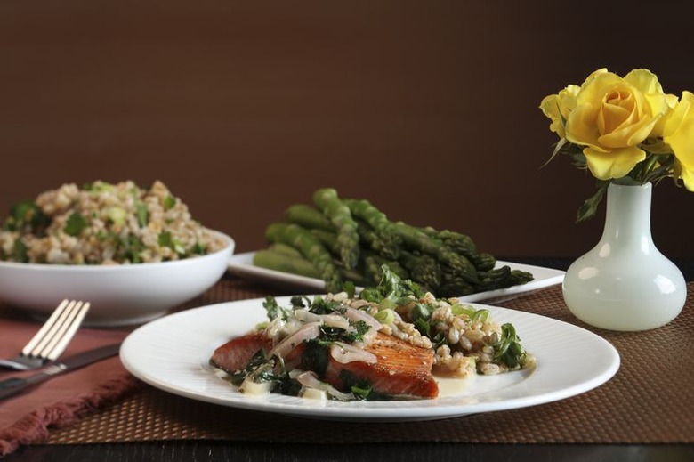 Sauteed Fish With Fresh Herb Butter and Farro