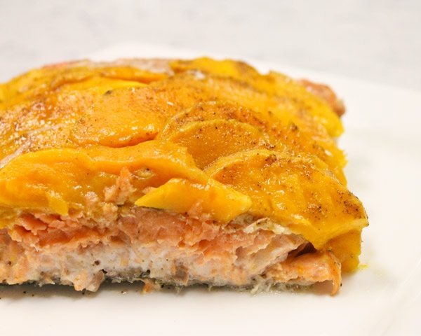 Foil-Baked Salmon with Mango, Chile, and Lime